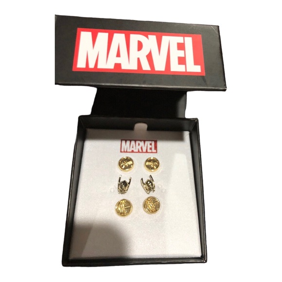Marvel Other - Marvel comics Thor love & thunder 6piece stud earrings boxed set new